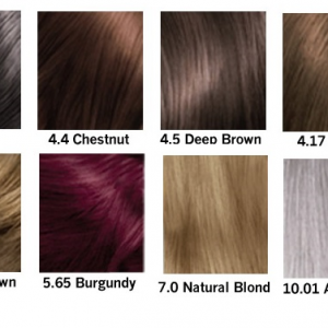 VENITA MULTI COLOR 1.0BLACK 4.4 CHESTNUT 4.5DEEP BROWN 4.17BROWN 5.3LIGHT BROWN 5.65BURGUNDY 7.0NATURALBLOND 10.01ASH BLOND